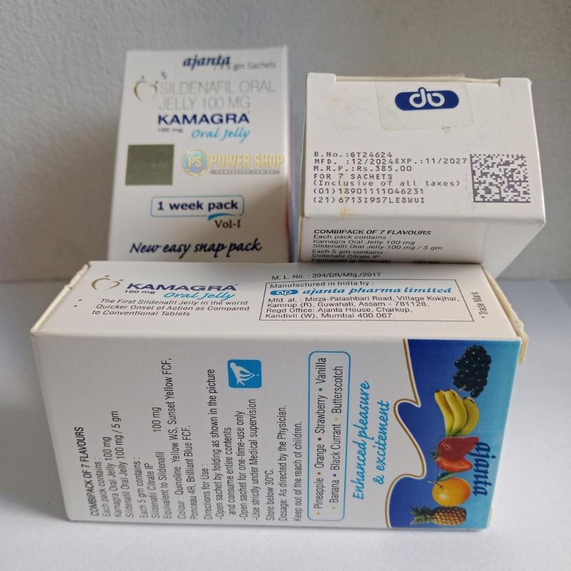 Kamagra Oral Jelly 100mg Pack of 5 - Mega Saver Deal - Image 4