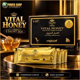 Original Vital Honey Price In Pakistan 6 Sachets 15g Half Box - Power Shop